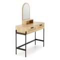 Coiffeuse CARMEN 136x104 cm beige/noir