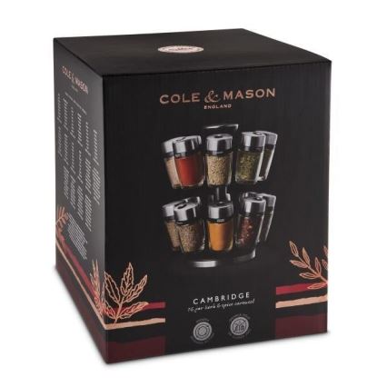 Cole&Mason - Carousel à épices MASTER 17 pcs