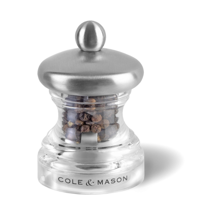 Cole&Mason - Coffret de moulins à sel et poivre BUTTON 2 pièces 6,5 cm