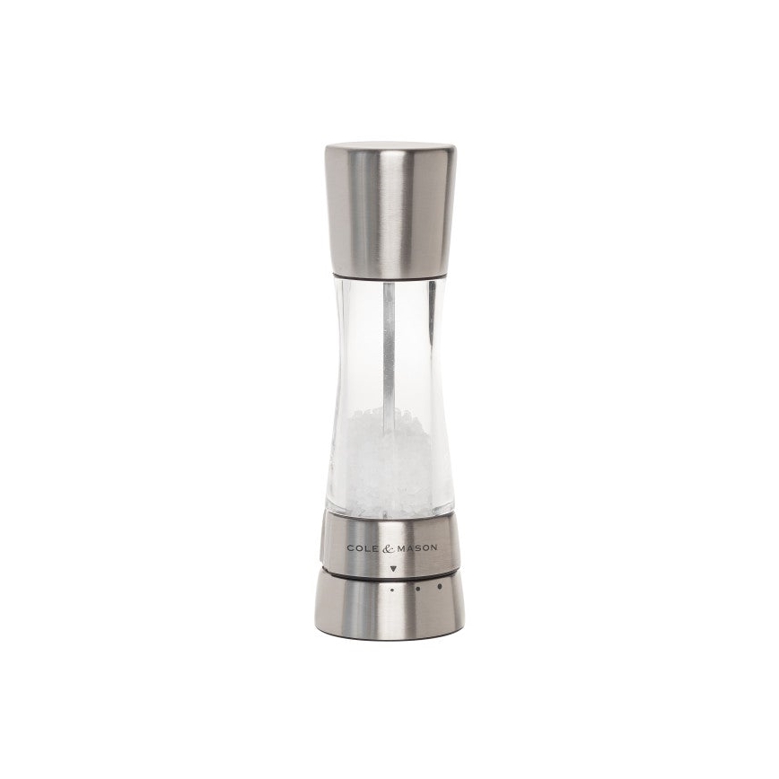 Cole&Mason - Coffret de moulins à sel et poivre DERWENT 2 pcs 19 cm chrome brillant