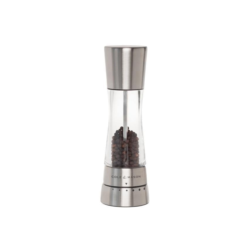 Cole&Mason - Coffret de moulins à sel et poivre DERWENT 2 pcs 19 cm chrome brillant