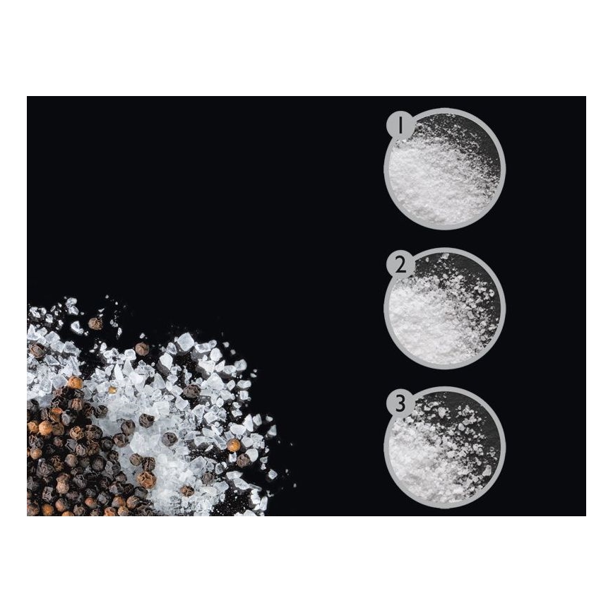 Cole&Mason - Coffret de moulins à sel et poivre DERWENT 2 pcs 19 cm chrome mat