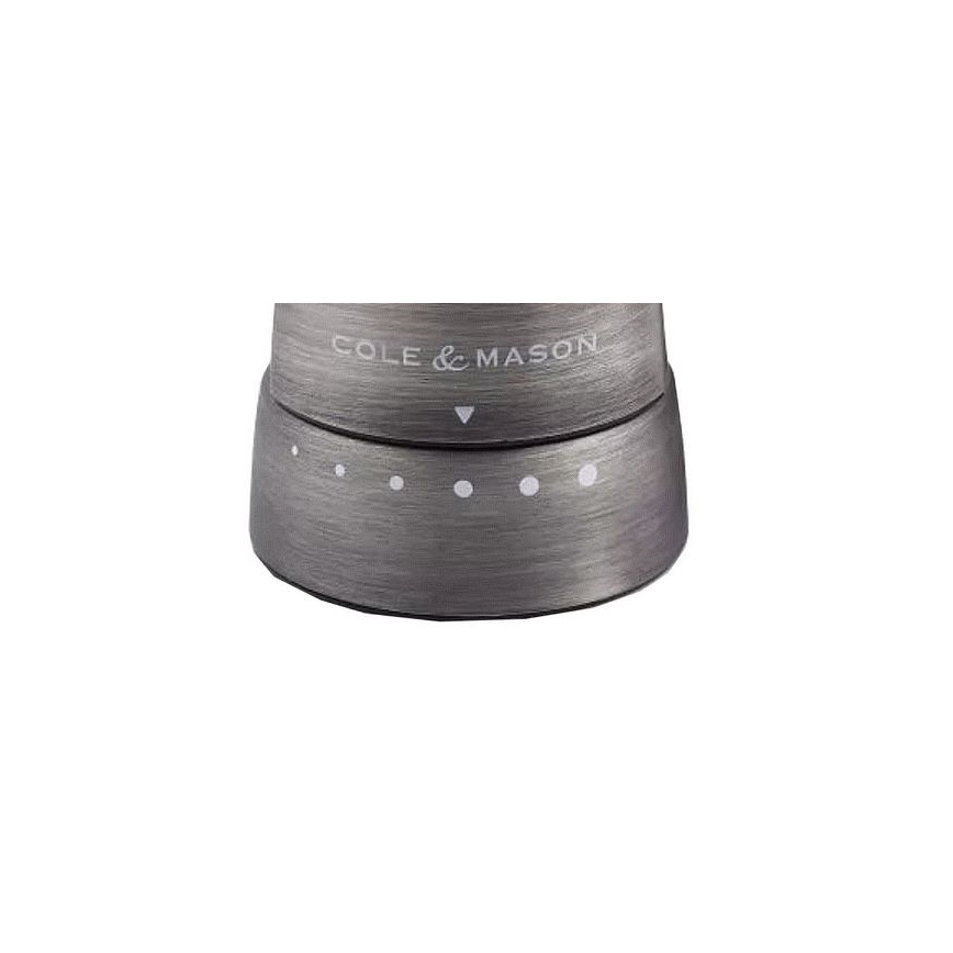 Cole&Mason - Coffret de moulins à sel et poivre DERWENT 2 pcs 19 cm chrome mat