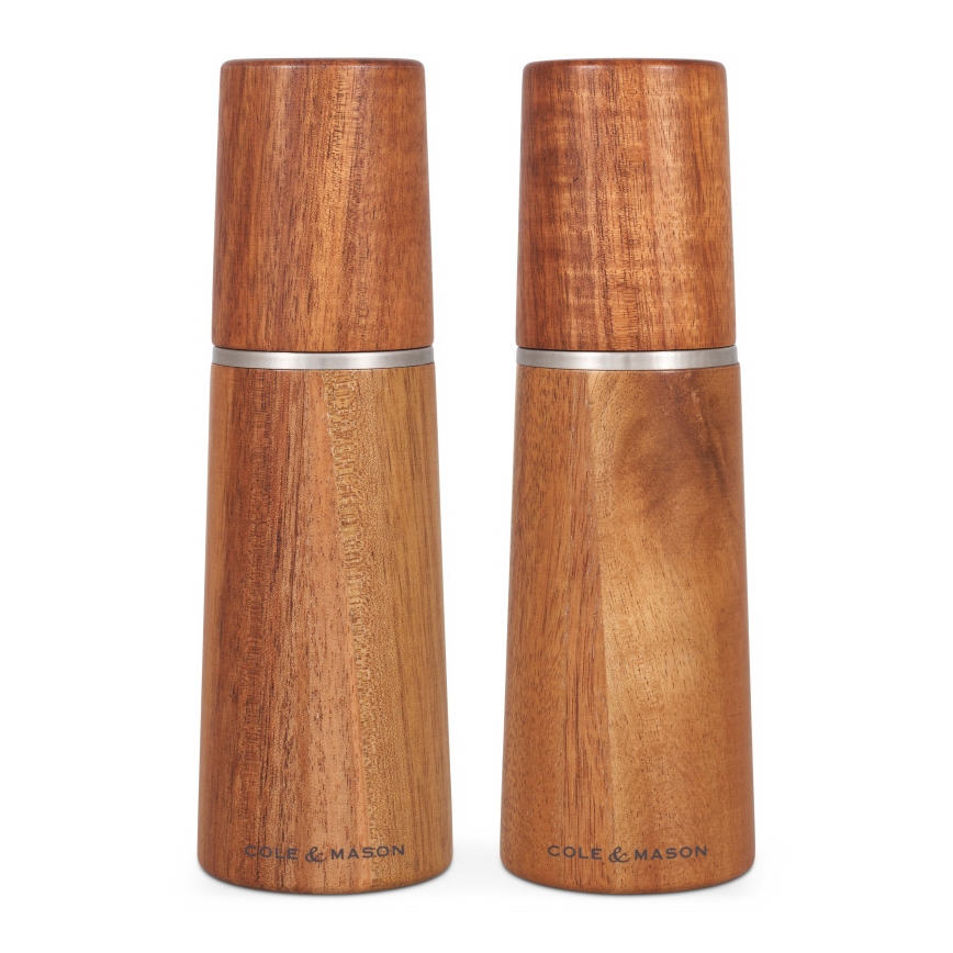 Cole&Mason - Coffret de moulins à sel et poivre MARLOW acacia 2 pcs 18,5 cm