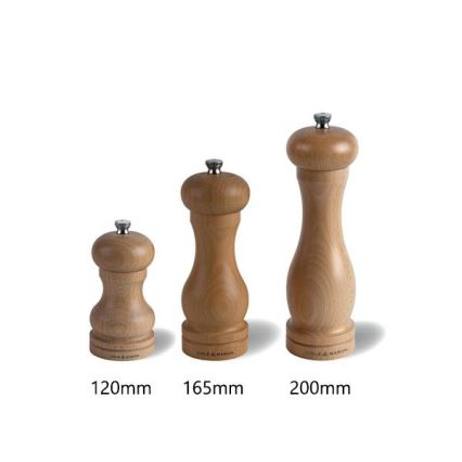 Cole&Mason - Moulin à poivre CAPSTAN BEECH hêtre 12 cm