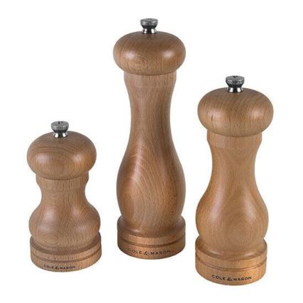 Cole&Mason - Moulin à poivre CAPSTAN BEECH hêtre 16,5 cm