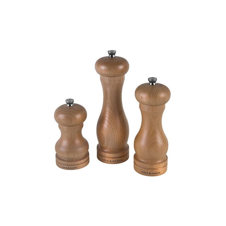 Cole&Mason - Moulin à poivre CAPSTAN BEECH hêtre 16,5 cm