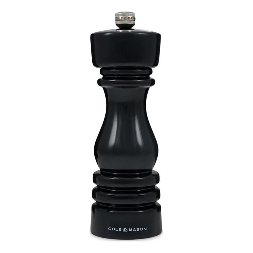 Cole&Mason - Moulin à poivre LONDON 18 cm hêtre/noir