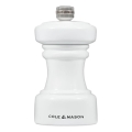 Cole&Mason - Moulin à sel HOXTON 10,4 cm hêtre/blanc brillant