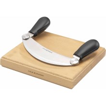 Cole&Mason - Planche à découper et couteau cradle 21,5x51,5 cm hêtre