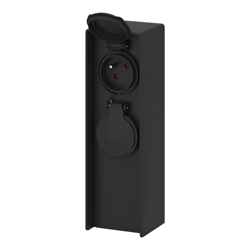 Colonne de prises extérieur 2Z 230V IP44
