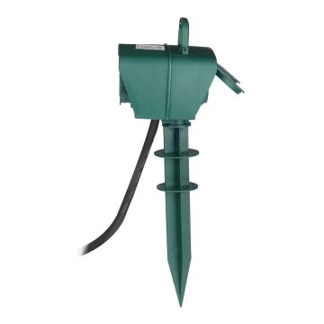 Colonne de prises extérieur SCHUKO 4Z 230V IP44