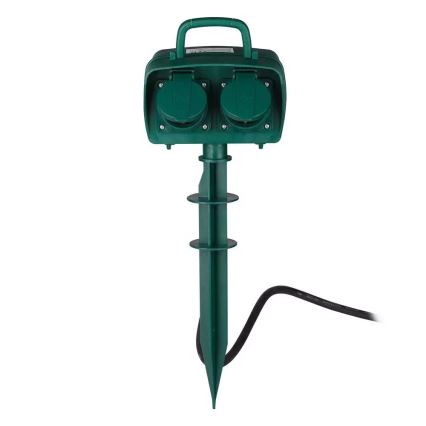 Colonne de prises extérieur SCHUKO 4Z 230V IP44