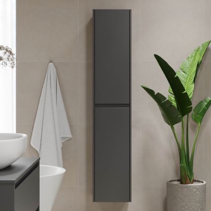 Colonne de salle de bains TRONDHEIM 35 x 174 x 30 cm anthracite