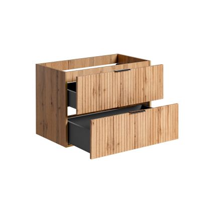 COMAD ADEL OAK 82-80-B-2S - Meuble sous-vasque ADEL 57 x 80,2 cm, chêne