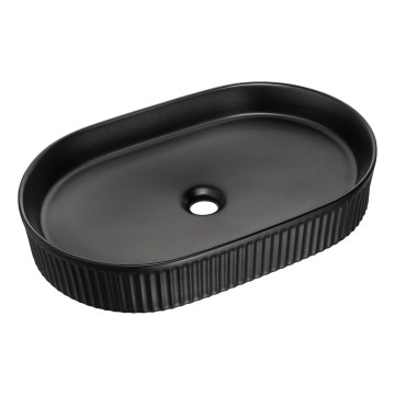 COMAD BEYOND 3 BLACK ( E-6531 ) - Vasque à poser BEYOND 56x36 cm céramique/mat noir