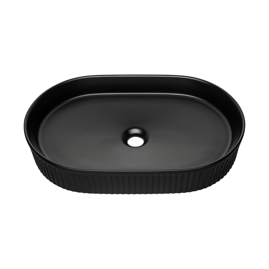 COMAD BEYOND 3 BLACK ( E-6531 ) - Vasque à poser BEYOND 56x36 cm céramique/mat noir