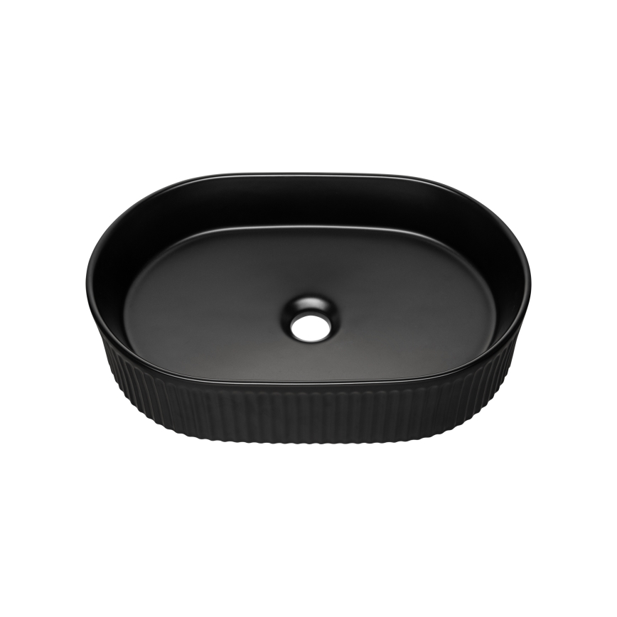 COMAD BEYOND 5 BLACK ( E-6564 ) - Vasque à poser BEYOND 48x32,5 cm céramique/mat noir