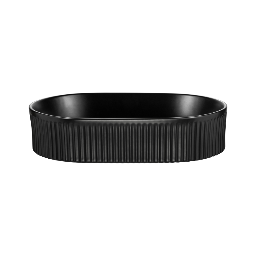 COMAD BEYOND 5 BLACK ( E-6564 ) - Vasque à poser BEYOND 48x32,5 cm céramique/mat noir