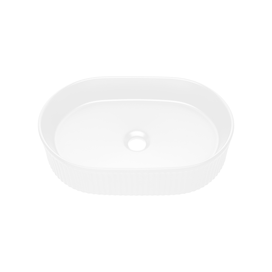 COMAD BEYOND 5 BLANC ( E-6564 ) - Vasque à poser BEYOND 48x32,5 cm céramique/blanc mat