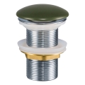COMAD CLICK-CLACK T201MFG-3 - Bonde de lavabo CLICK-CLACK d. 7 cm mat vert