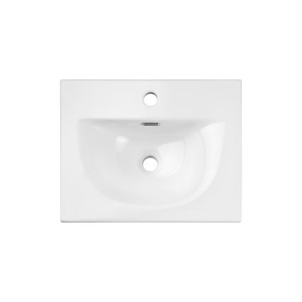 COMAD SKY 3 50CM DP ( E-8099-3-50 ) - Lavabo encastré SKY 51x40 cm en céramique/blanc mat