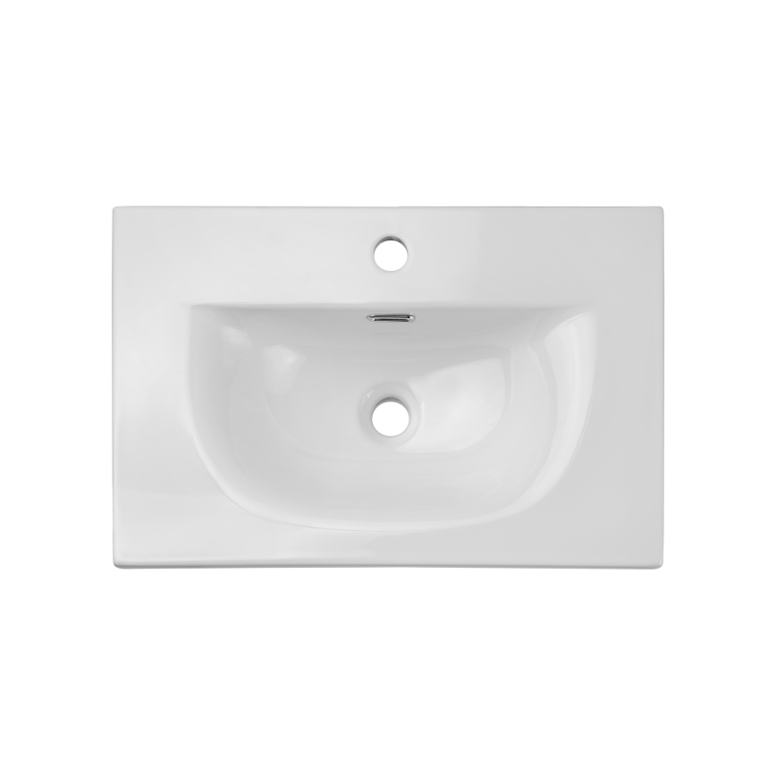 COMAD SKY 3 60CM DP ( E-8099-3-60 ) - Vasque à encastrer SKY 61x40 cm céramique/blanc mat