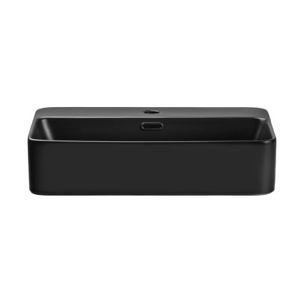 COMAD TRUST 2 BLACK ( E-6282 ) - Vasque à poser TRUST 55x38 cm céramique/mat noir
