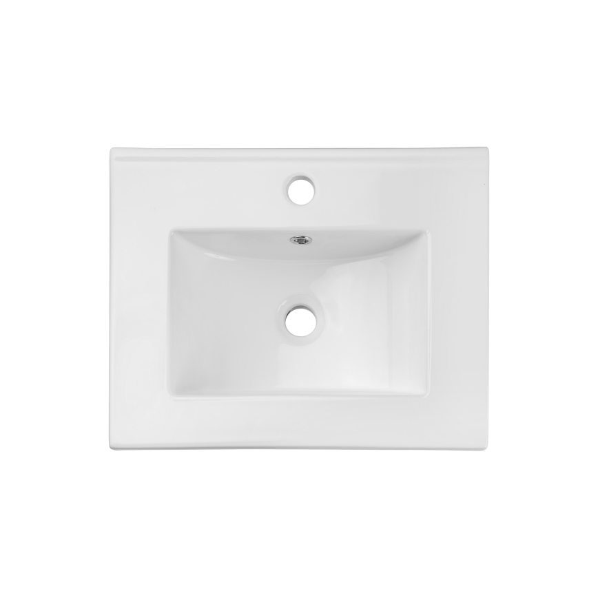 COMAD UM-2050RB DANCE 50 DP - Vasque à encastrer DANCE 52x40 cm céramique/blanc mat