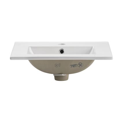 COMAD UM-2050RB DANCE 50 DP - Vasque à encastrer DANCE 52x40 cm céramique/blanc mat