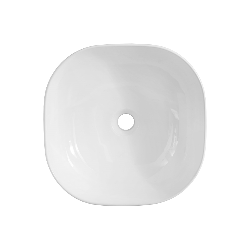 COMAD UM-6252 SMILE 40 DP - Vasque à poser SMILE 41x41 cm céramique/blanc brillant