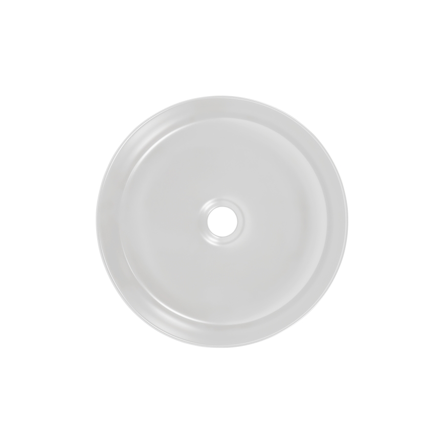 COMAD UM-6259 SIMPLE 8. - Vasque à poser SIMPLE d. 36 cm céramique/blanc mat/mat noir