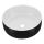 COMAD UM-6259 SIMPLE 8. - Vasque à poser SIMPLE d. 36 cm céramique/blanc mat/mat noir