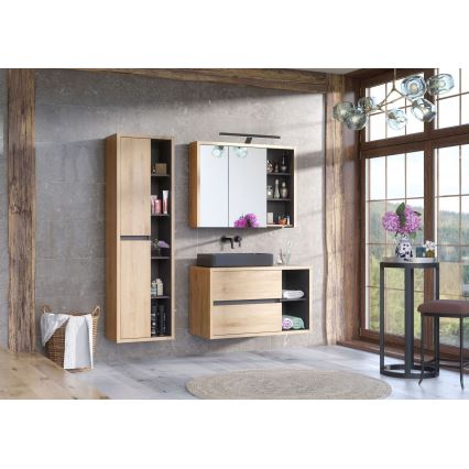 COMAD UM-6275 SLIM 60 BLACK DP - Vasque à poser SLIM 61x34 cm céramique/mat noir