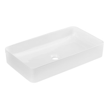 COMAD UM-6275 SLIM 60 BLANC DP - Lavabo à poser SLIM 61x34 cm céramique/blanc brillant