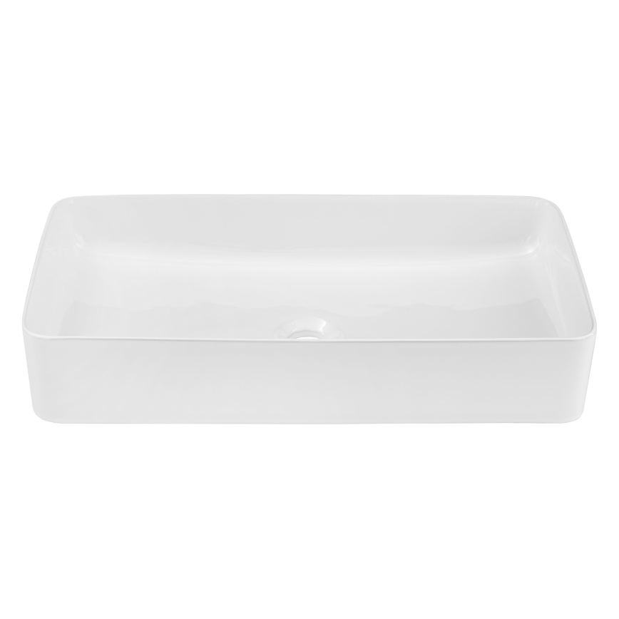 COMAD UM-6275 SLIM 60 BLANC DP - Vasque à poser SLIM 61x34 cm céramique/blanc brillant