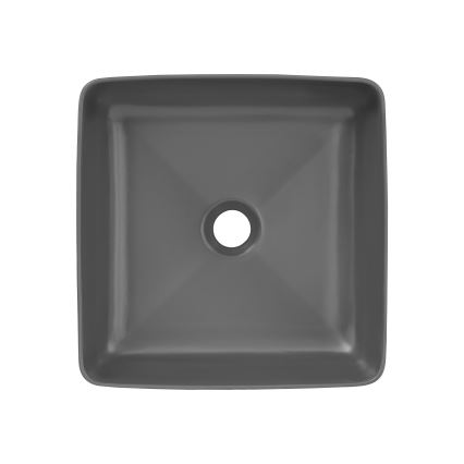 COMAD UM-6276 SLIM 40 GREY DP - Vasque à poser SLIM 37x37 cm céramique/mat gris