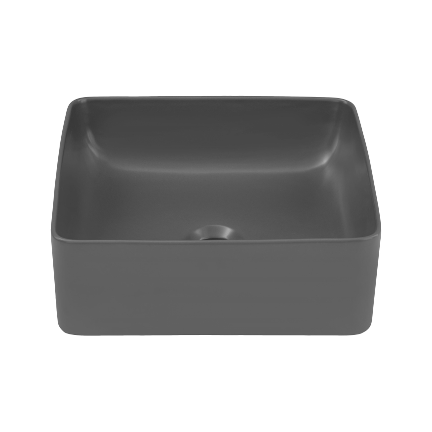 COMAD UM-6276 SLIM 40 GREY DP - Vasque à poser SLIM 37x37 cm céramique/mat gris