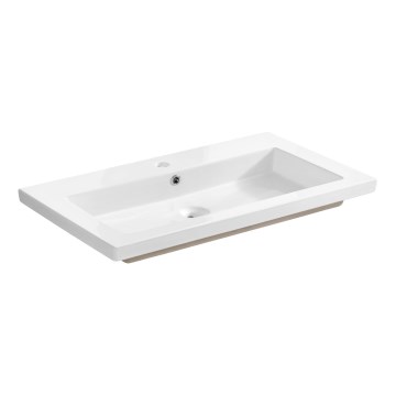COMAD UM-8070 SPIRIT 80 DP - Lavabo encastré SPIRIT 46x81 cm blanc
