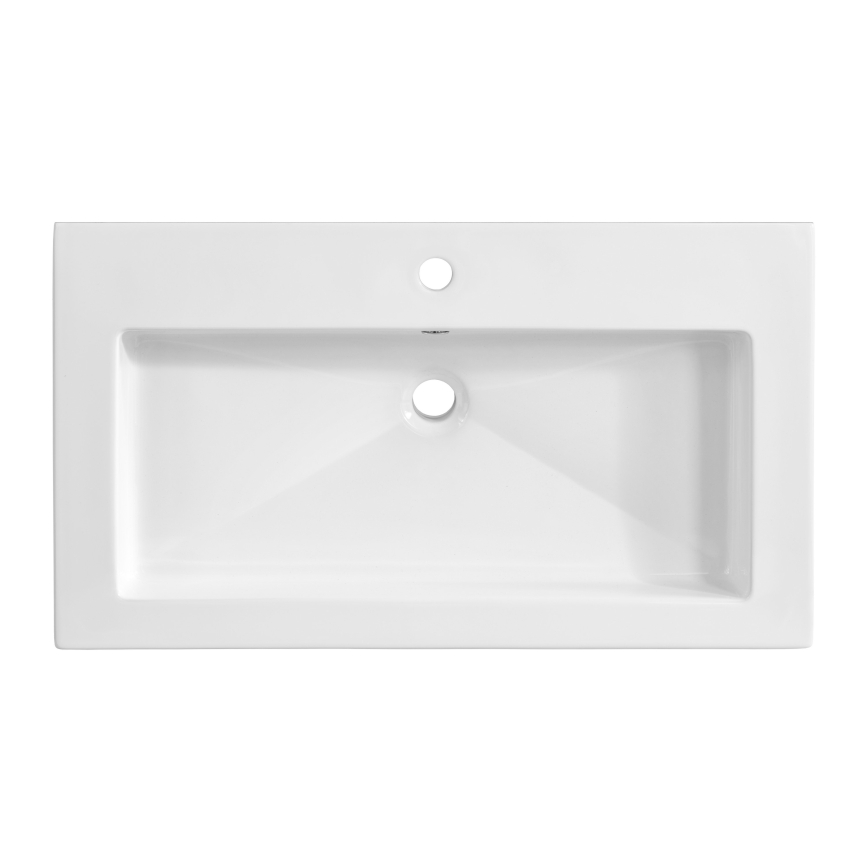 COMAD UM-8070 SPIRIT 80 DP - Lavabo encastré SPIRIT 46x81 cm blanc