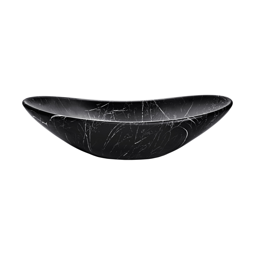 COMAD UN-LENA-MB2 - Vasque à poser LENA 61,5x36 cm céramique/mat noir
