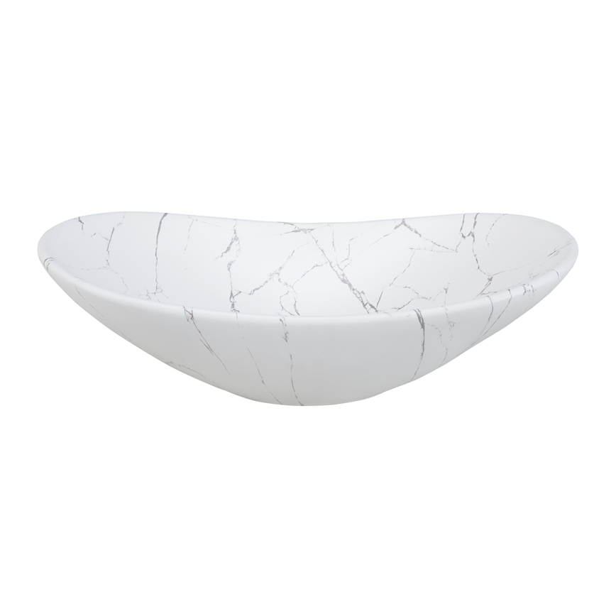 COMAD UN-LENA-MW17 - Vasque à poser LENA 61,5x36 cm céramique/blanc mat