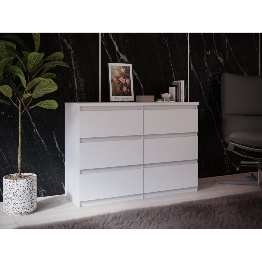 Commode à tiroirs MAO blanche