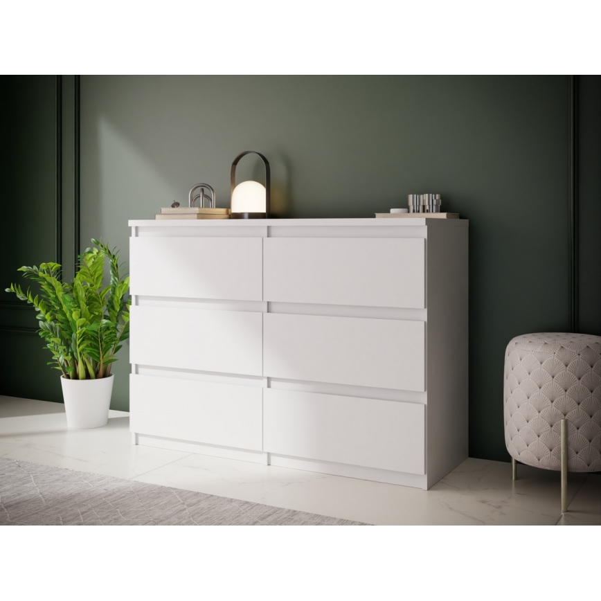Commode à tiroirs MAO blanche