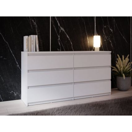 Commode à tiroirs MAO blanche