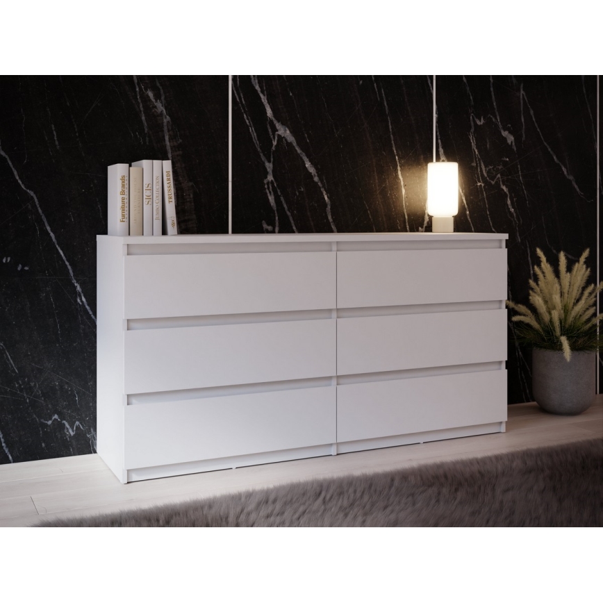 Commode à tiroirs MAO blanche
