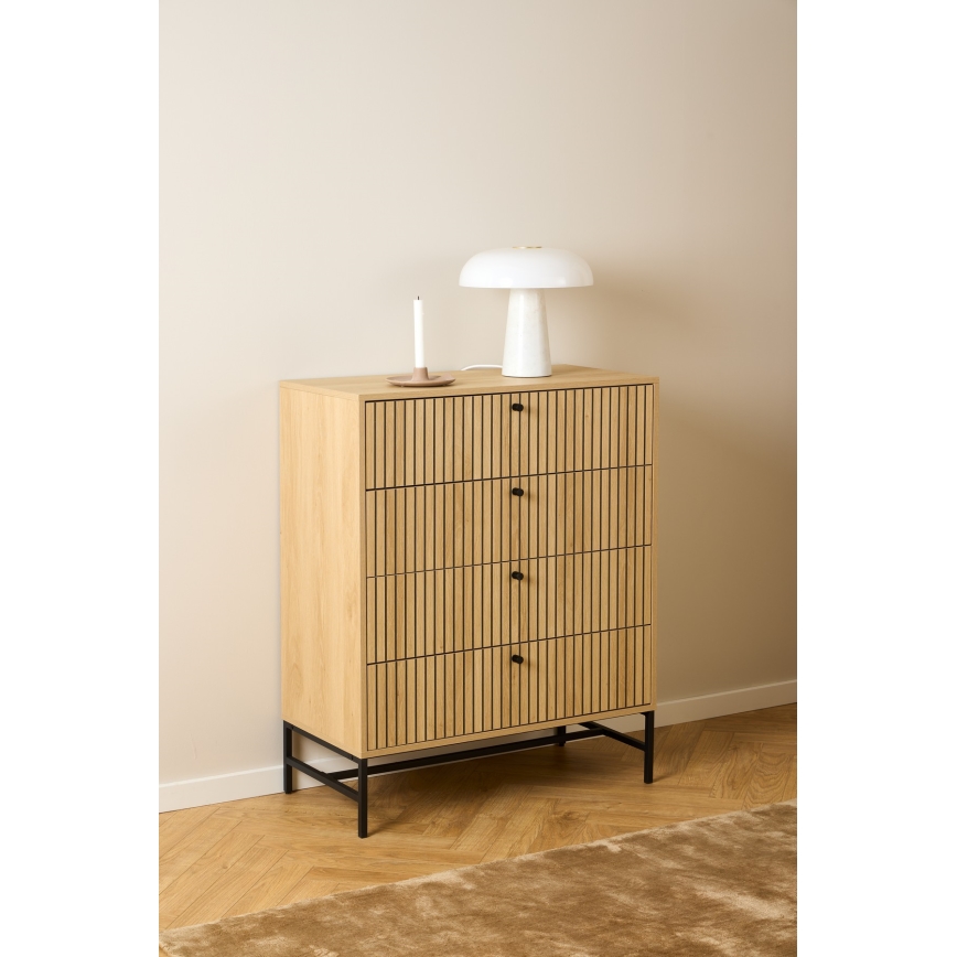 Commode à tiroirs OLIVIA chêne