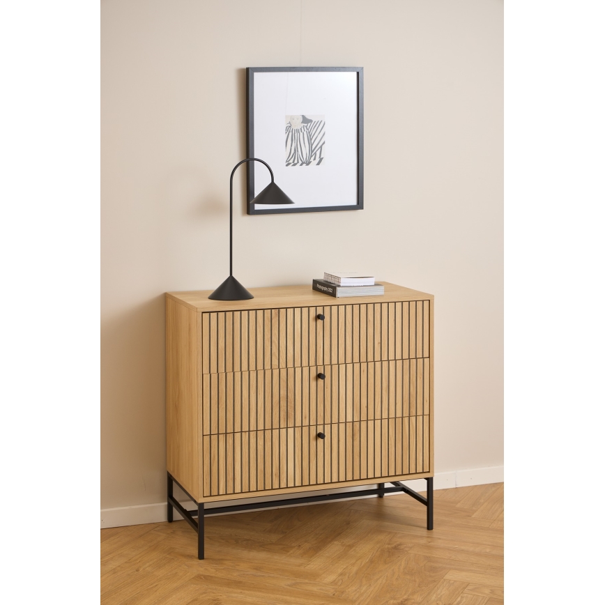 Commode à tiroirs OLIVIA chêne
