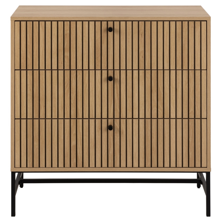 Commode à tiroirs OLIVIA chêne