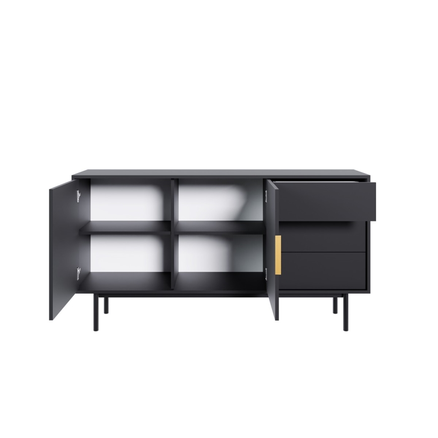 Commode ELI 154x82x39 cm noire